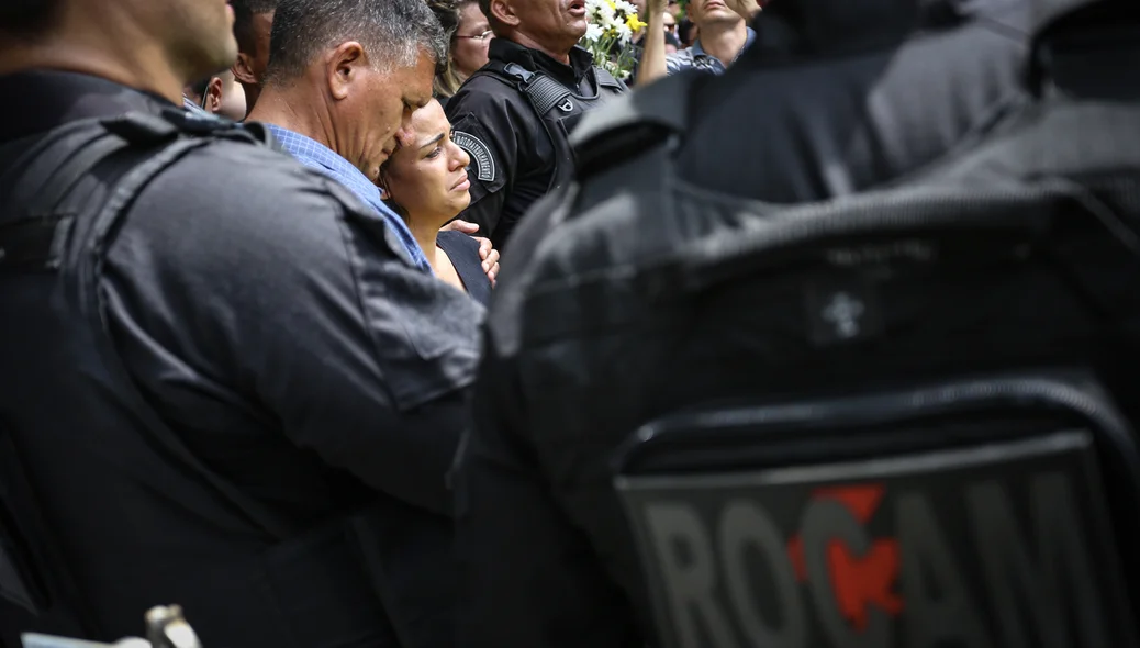 Família triste com a perda 