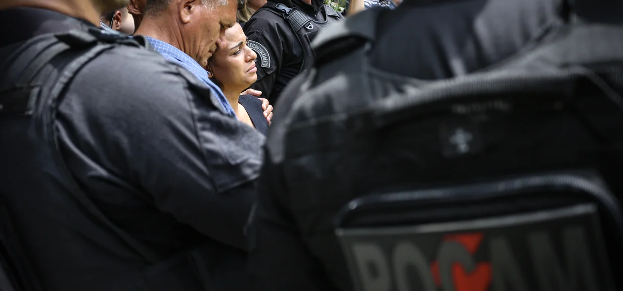 Família triste com a perda 