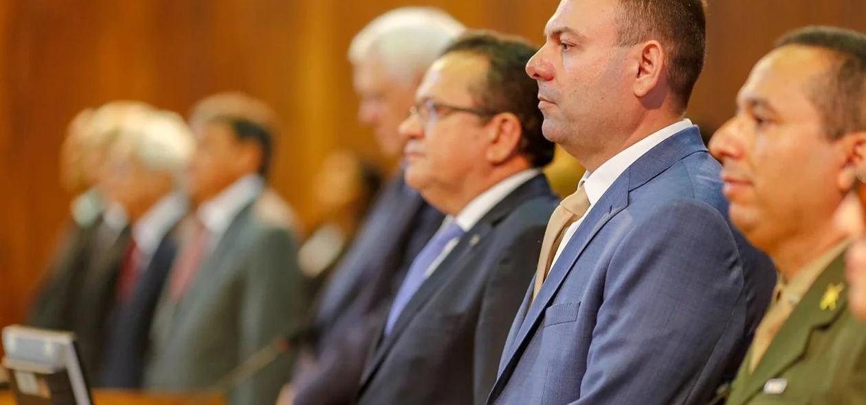 Autoridades na abertura do ano legislativo