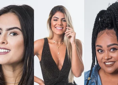 Hana, Hariany e Rízia formam o terceiro Paredão do BBB 19