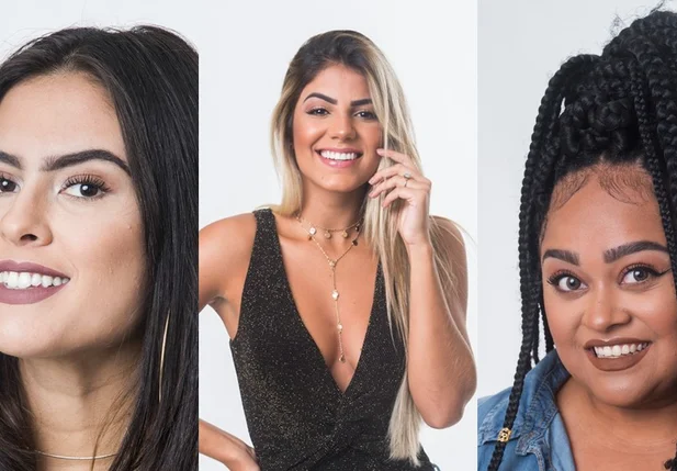 Hana, Hariany e Rízia formam o terceiro Paredão do BBB 19