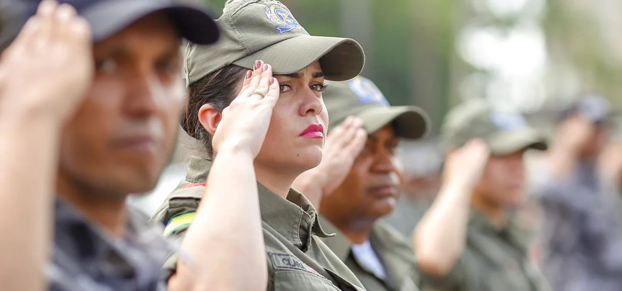 Policiais militares na abertura do ano Legislativo