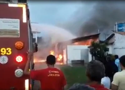 Incêndio foi registrado em Parnaíba