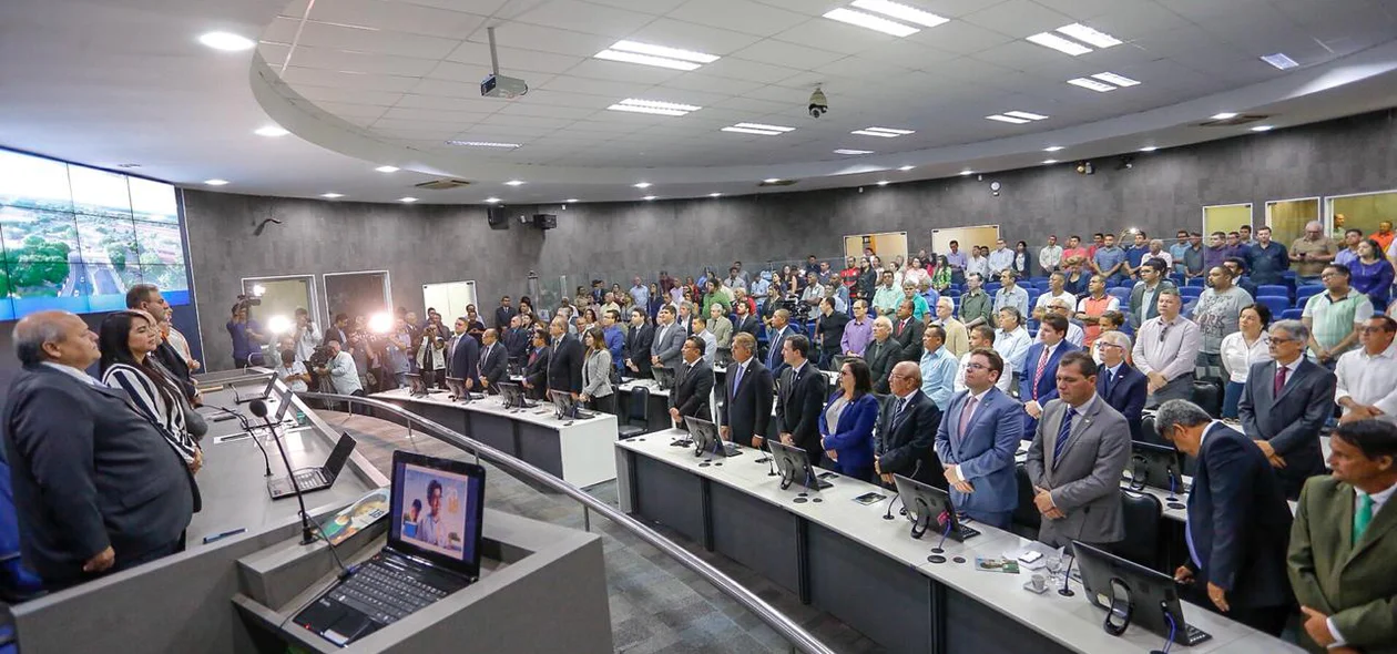 Solenidade de abertura do Ano Legislativo na Câmara de Teresina