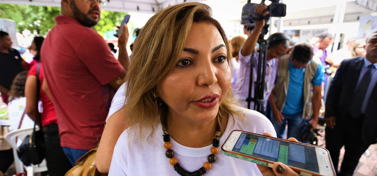 Conceição Andrade, responsável pelo trabalho EJA