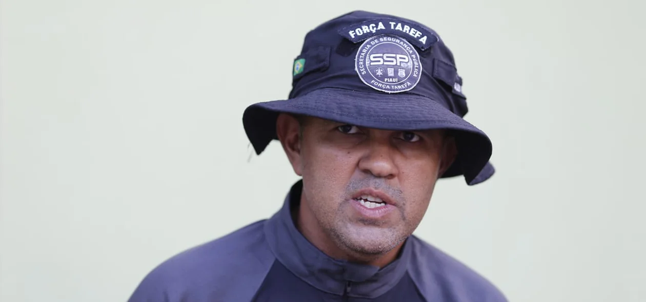 Major Audivan Nunes, coordenador da Força Tarefa