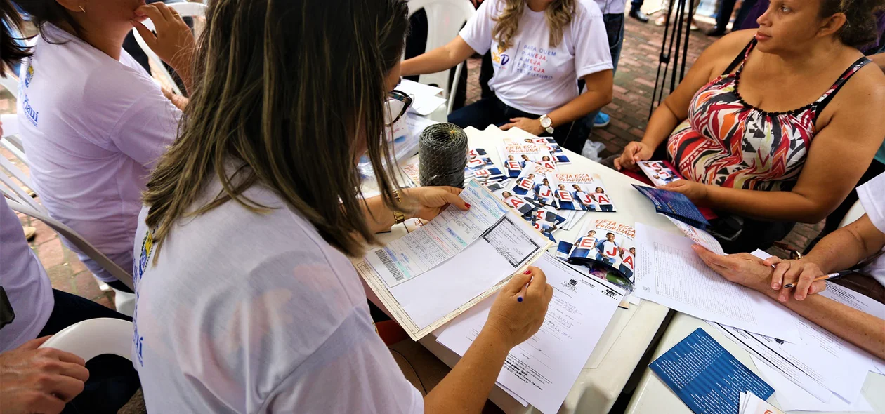 Várias pessoas aderiram ao programa