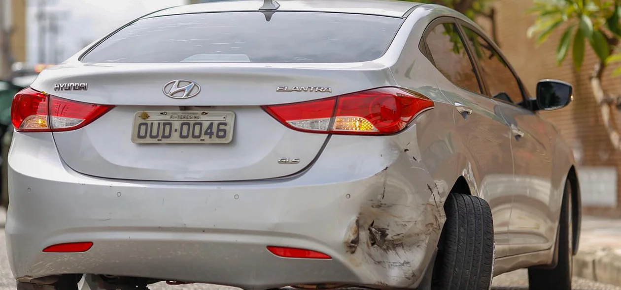Elantra envolvido no acidente
