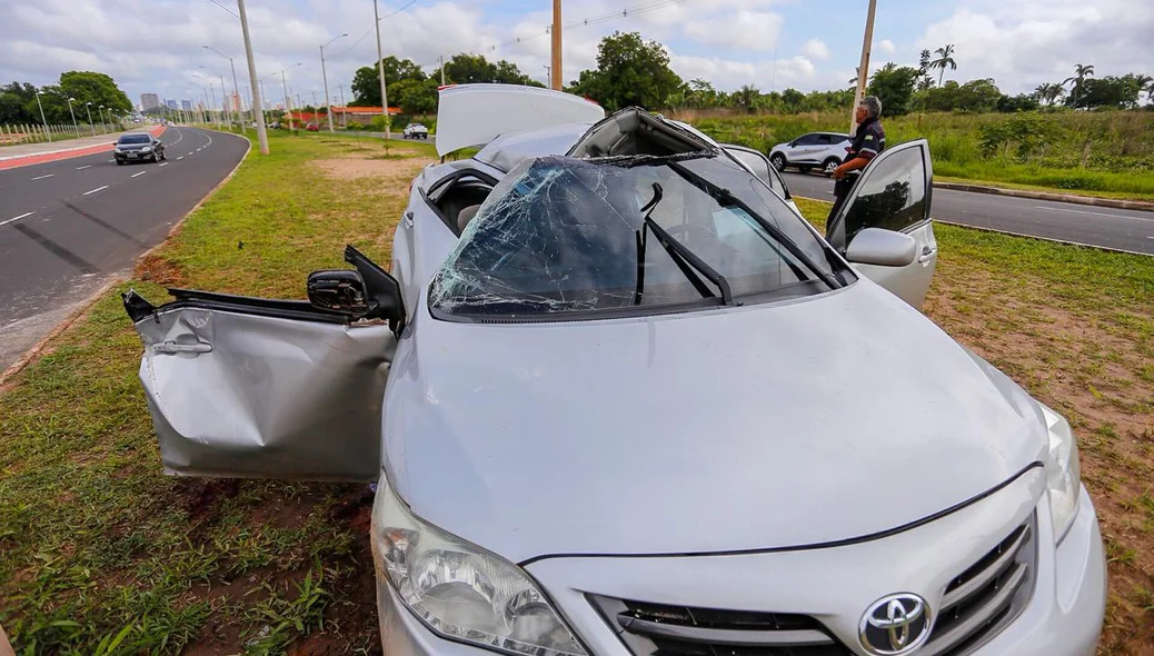 Motorista perdeu controle do veículo 