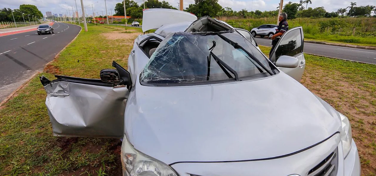 Motorista perdeu controle do veículo 
