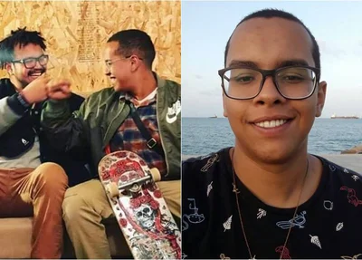 Túlio Giovanni e o irmão Tomé Meneses