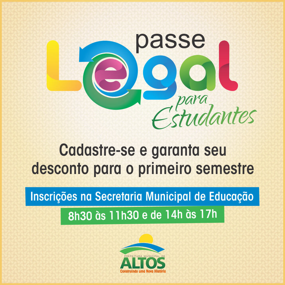 Passe Legal em Altos