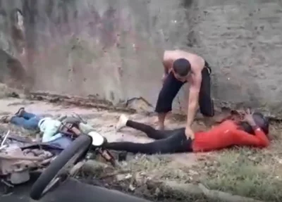 Policial prende bandidos no Parque Piauí