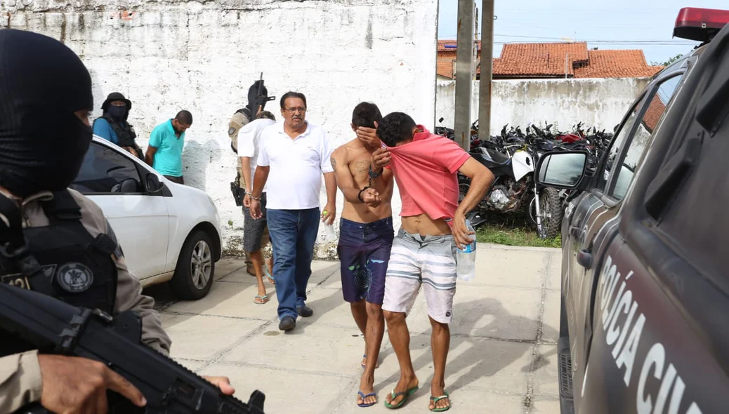 Presos na Operação Tornado, da Polícia Civil