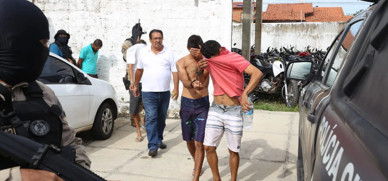 Presos na Operação Tornado, da Polícia Civil