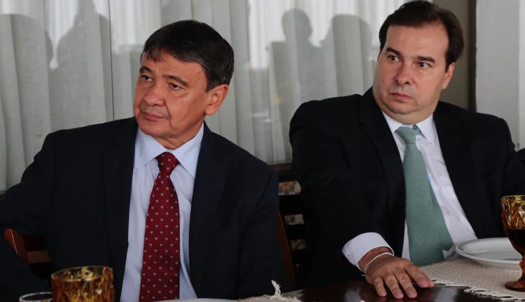 Wellington Dias e Rodrigo Maia