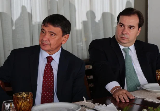 Wellington Dias e Rodrigo Maia