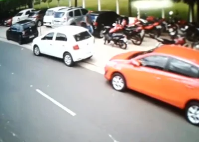 Flagrante de furto de moto ao lado da Fundação Bradesco em Teresina
