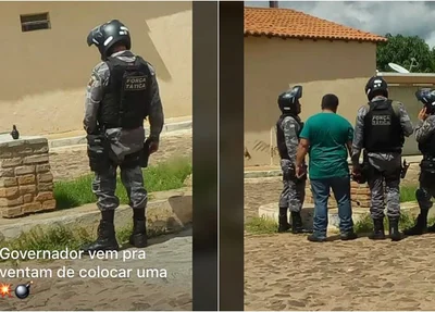 Suspeita de bomba durante visita do governador movimenta PM em Valença