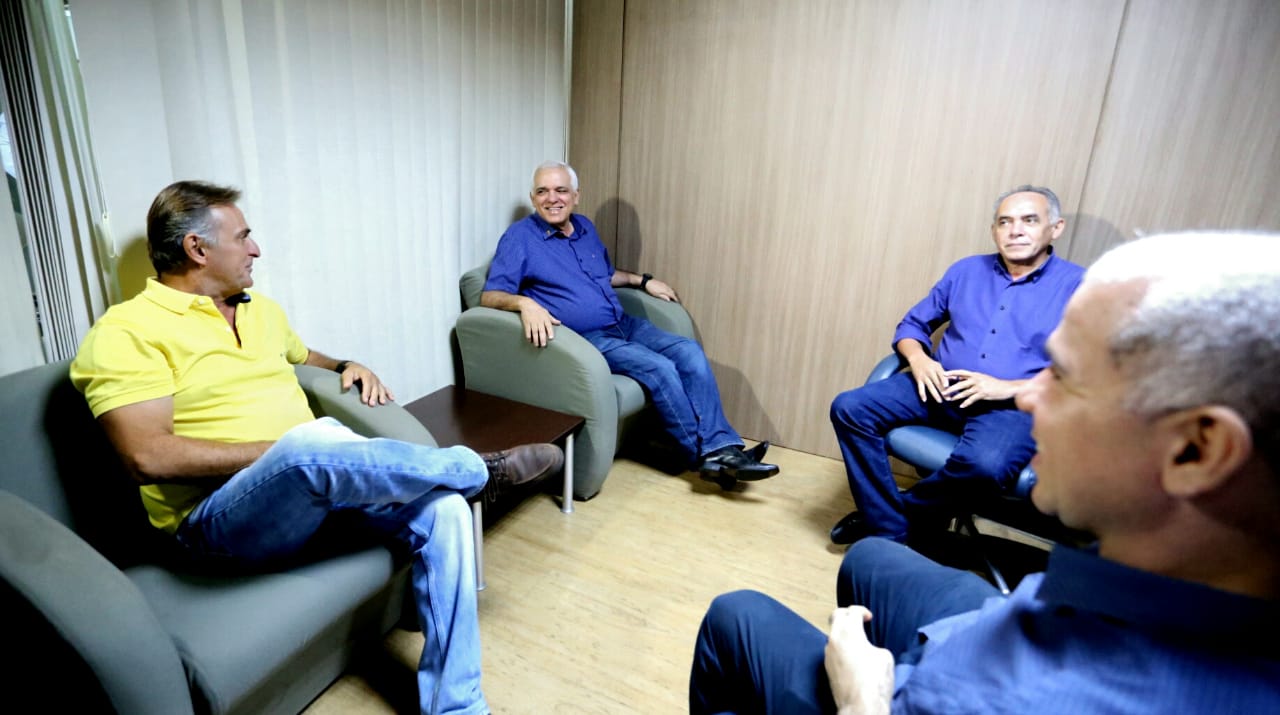 Themístocles, Zé Nito, Luiz Lobão e Jeová Alencar se reuniram na Câmara de Teresina