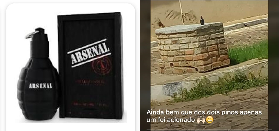 Vidro de perfume é confundido com bomba em Valença