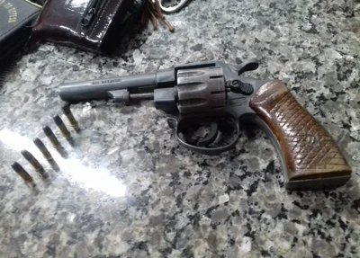 Arma de fogo apreendida pela PM