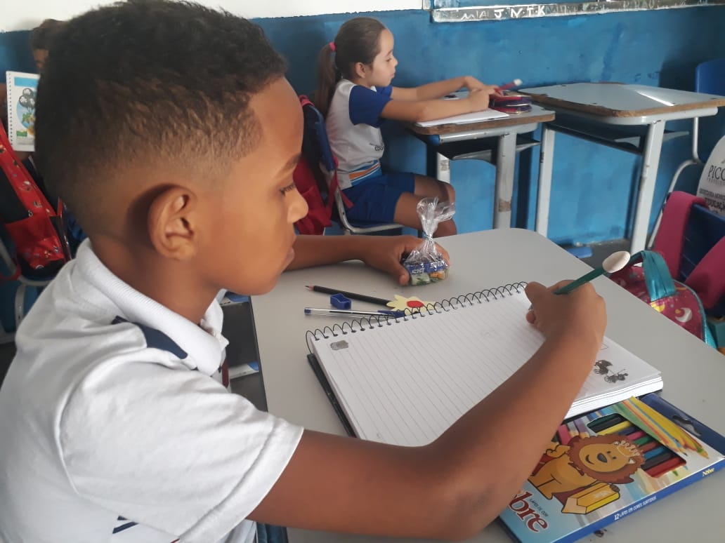 Estudante da rede municipal de ensino de Picos