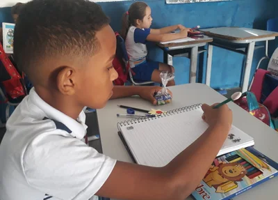 Estudante da rede municipal de ensino de Picos