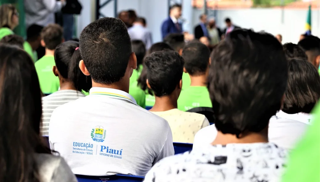 Estudantes da rede estadual de ensino do Piauí