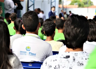 Estudantes da rede estadual de ensino do Piauí