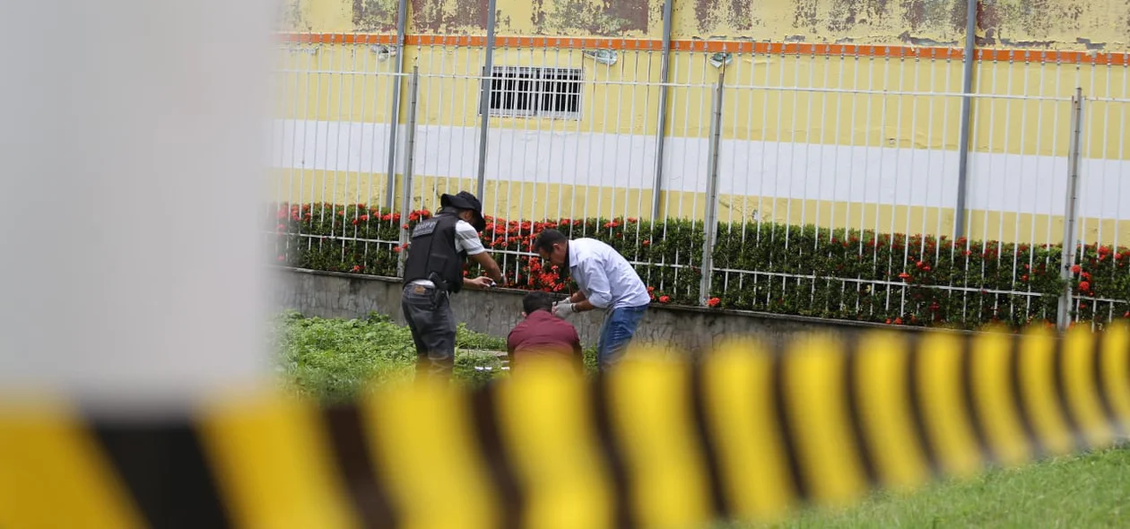 Perícia no local do crime