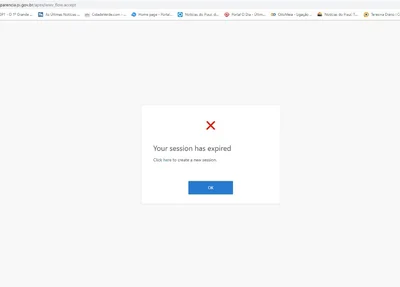 Portal da Transparência aparece com mensagem de erro