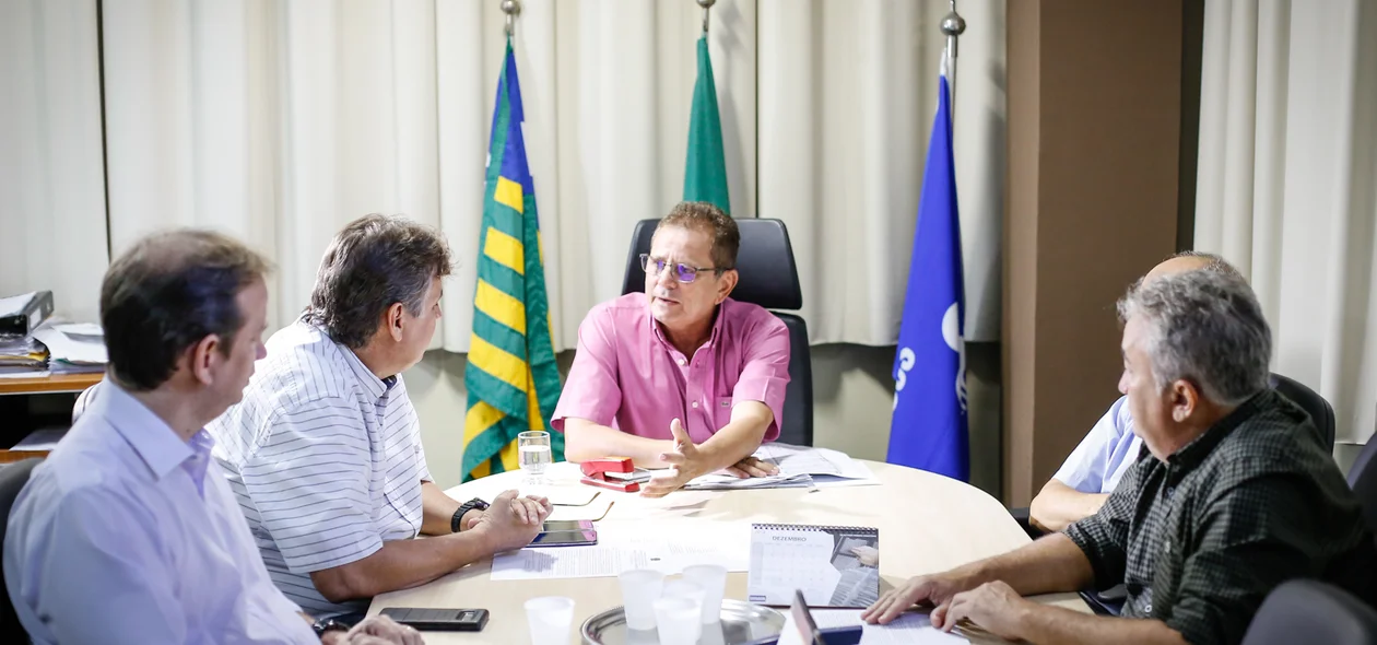 Reunião aconteceu na sede do dnocs nesta tarde 