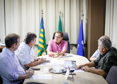 Reunião aconteceu na sede do dnocs nesta tarde 