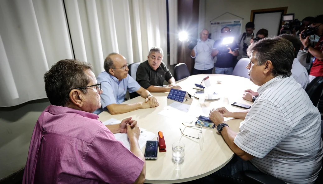 Reunião na sede do dnocs