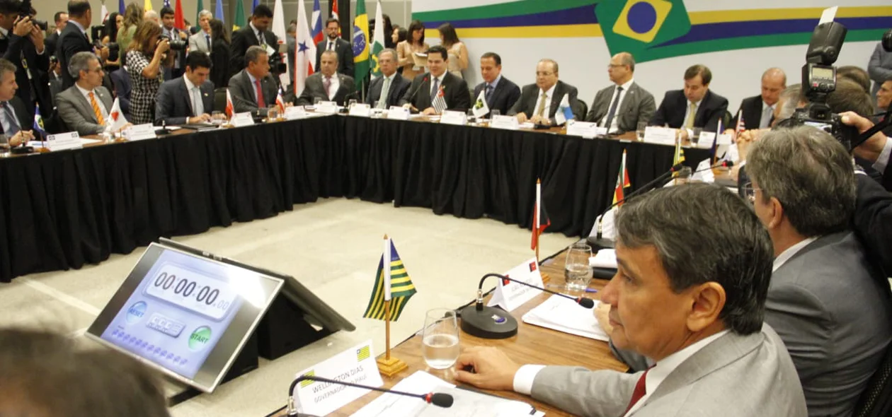 Governador Wellington Dias participa do encontro dos Governadores 