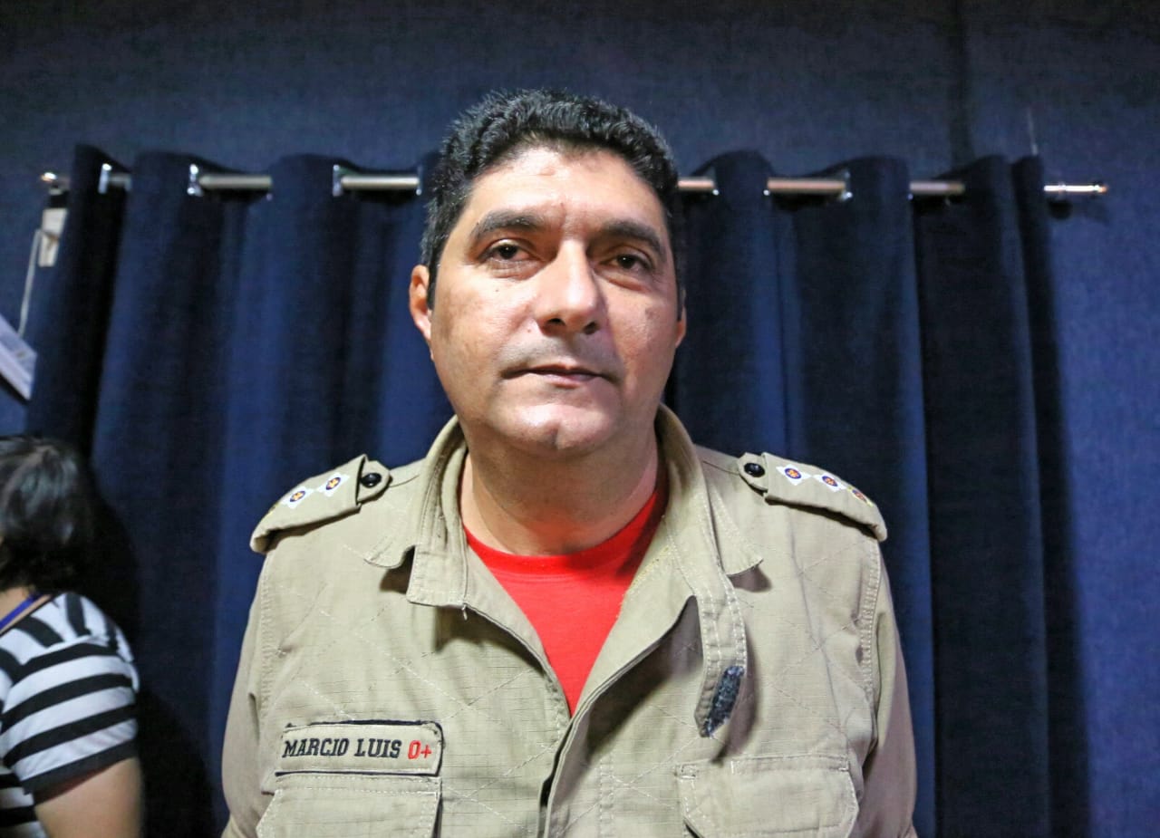 Major Márcio Luís, do Corpo de Bombeiros