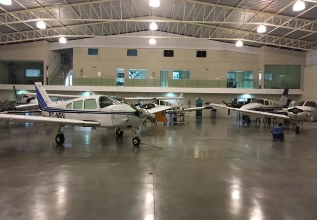Aeronaves apreendidas pela Polícia Federal em Palmas