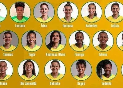 Convocadas da seleção feminina