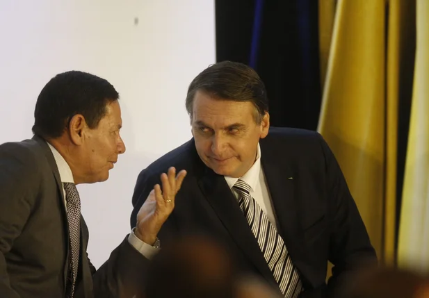 Hamilton Mourão e Jair Bolsonaro