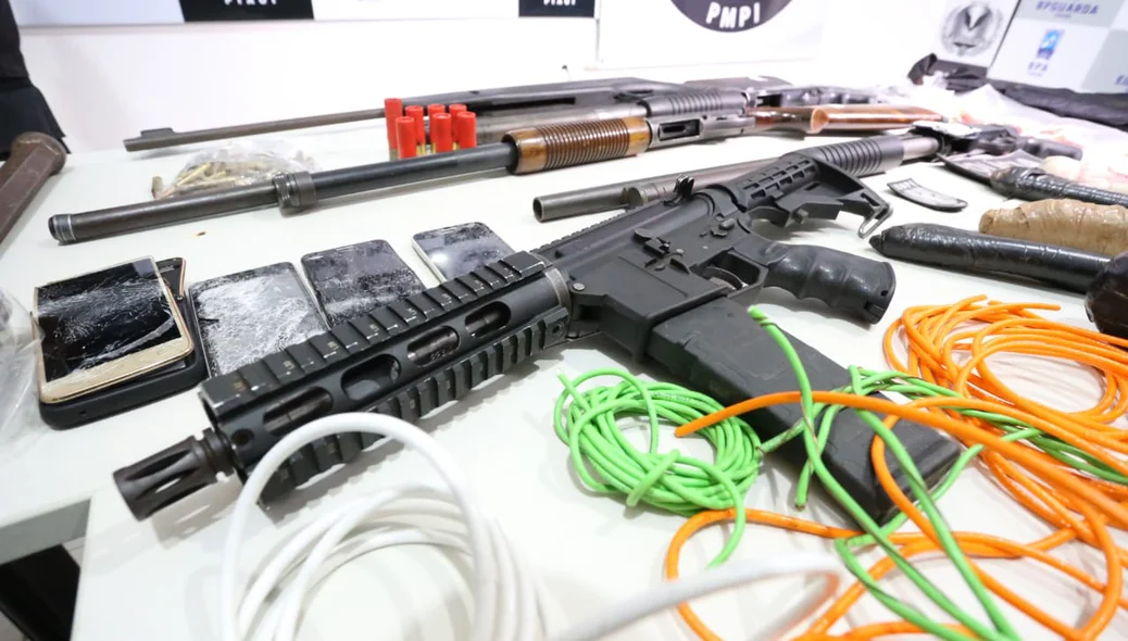 Varias armas apreendidas 