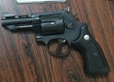 Arma apreendida pela Polícia Militar 