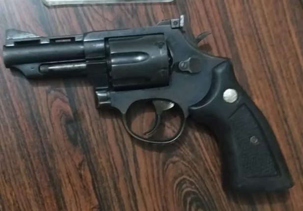 Arma apreendida pela Polícia Militar 