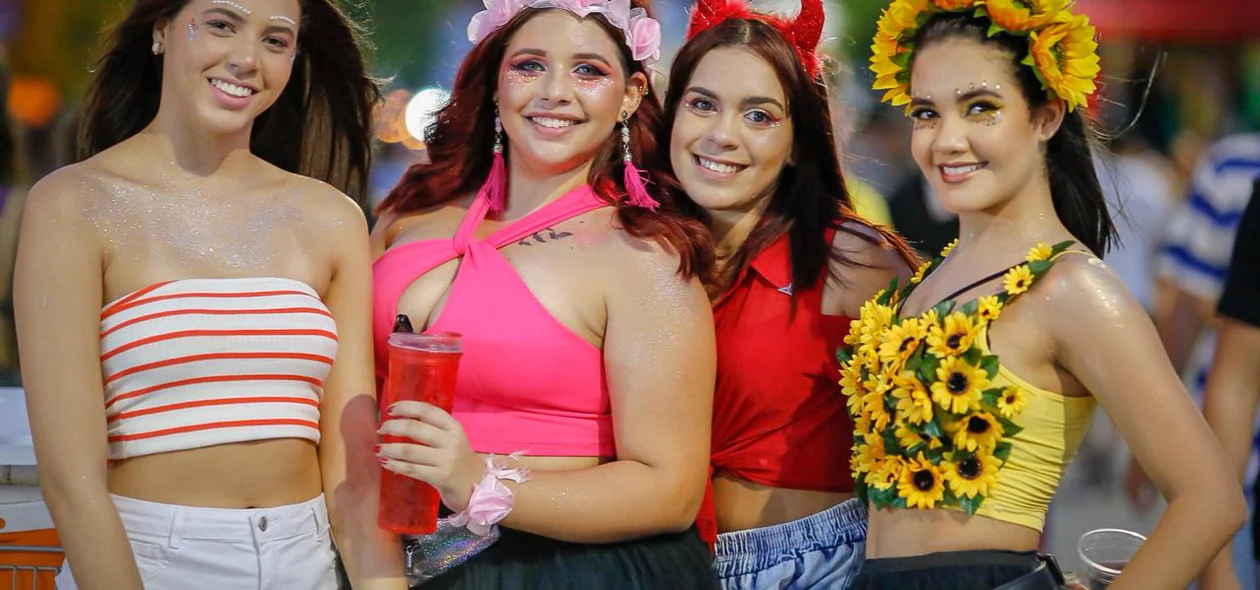 Animação tomou de conta das meninas no Corso