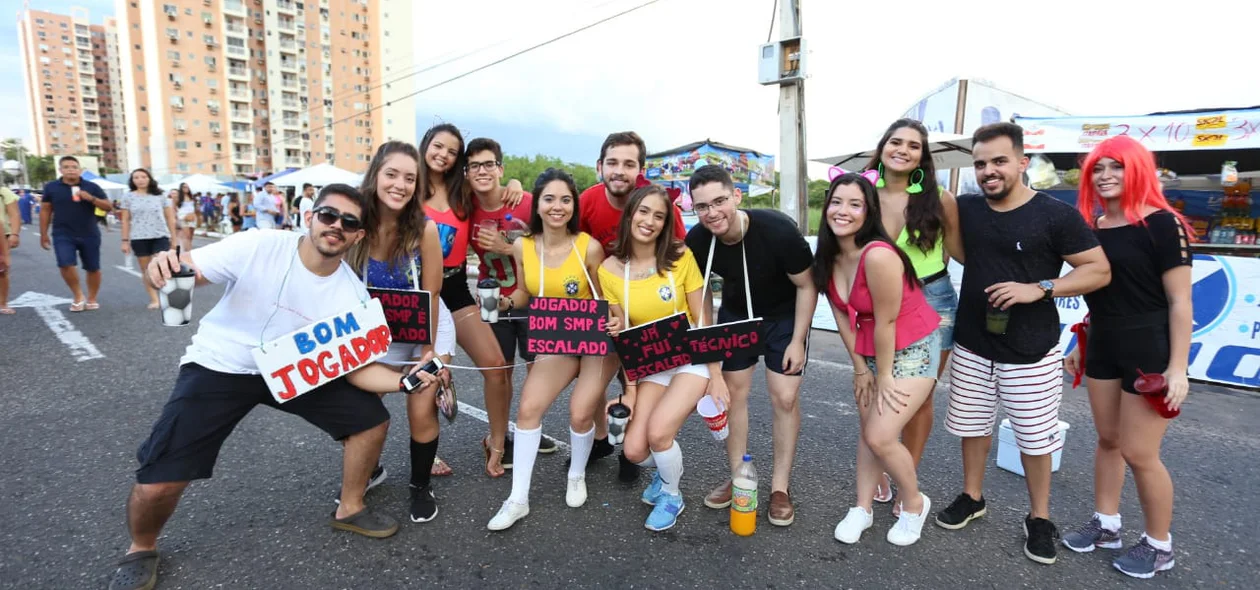 Jogadores escalados para a folia do Corso de Teresina