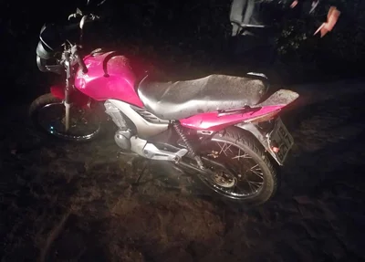 Motocicleta roubada recuperada