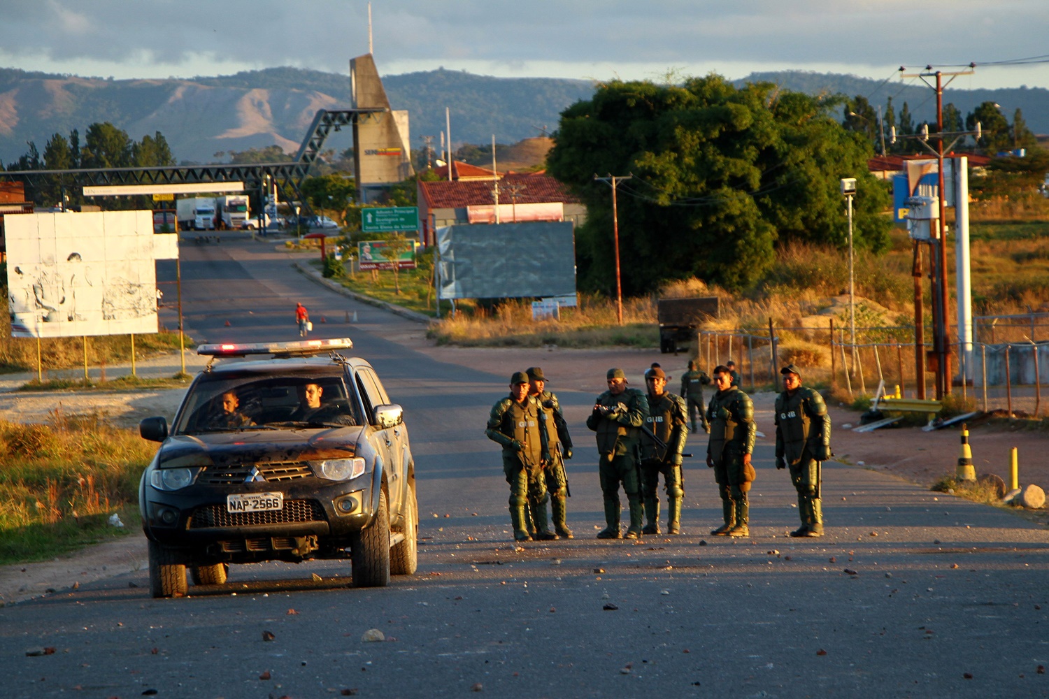 Polícia Federal na fronteira com a Venezuela