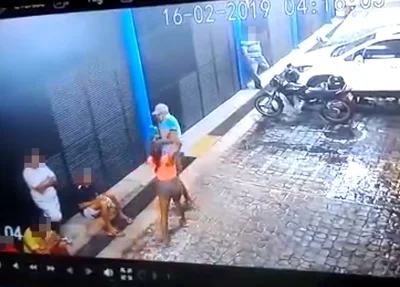 Câmera flagra homicídio na Avenida Miguel Rosa