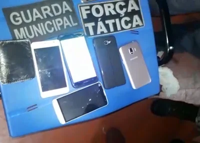 Material apreendido com o suspeito no Corso de José de Freitas