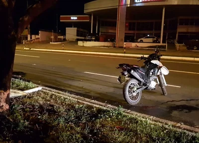 Motocicleta da vítima
